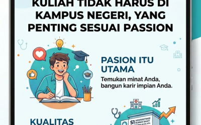 Kuliah Tidak Harus di Kampus Negeri, yang Penting Sesuai Passion